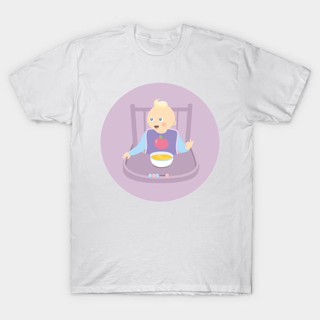 Pink Baby T-Shirt by Steak